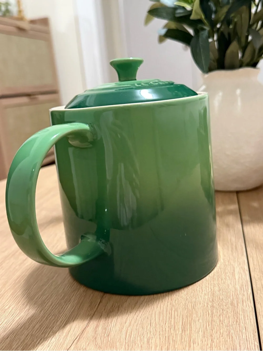 Le Creuset 1.3L Grand Teapot, Bamboo Green